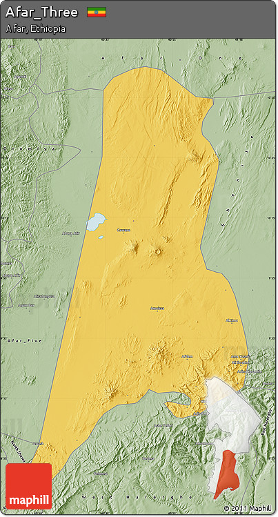Savanna Style Map of Afar_Three