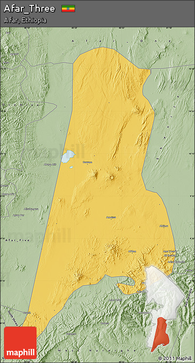 Savanna Style Map of Afar_Three