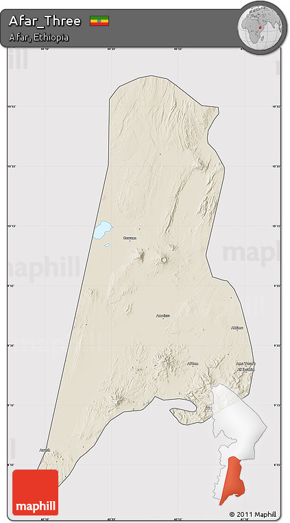 Shaded Relief Map of Afar_Three, cropped outside