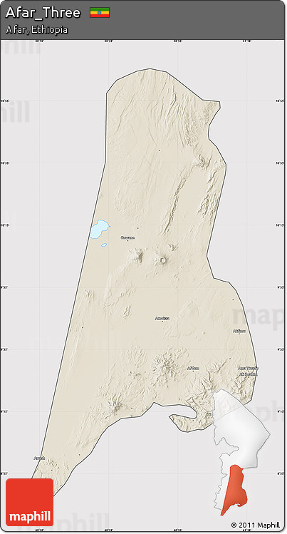 Shaded Relief Map of Afar_Three, cropped outside