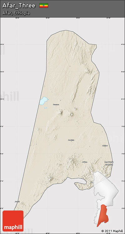 Shaded Relief Map of Afar_Three, cropped outside