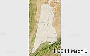 Shaded Relief Map of Afar_Three, satellite outside