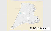 Classic Style Panoramic Map of Afar_Three, single color outside