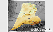 Physical Panoramic Map of Afar_Three, darken, desaturated