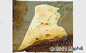 Physical Panoramic Map of Afar_Three, darken