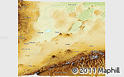 Physical Panoramic Map of Afar_Three