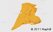 Political Panoramic Map of Afar_Three, cropped outside