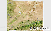 Satellite Panoramic Map of Afar_Three