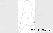 Blank Simple Map of Afar_Three, cropped outside