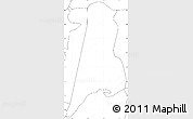 Blank Simple Map of Afar_Three, no labels