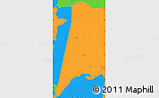 Political Simple Map of Afar_Three
