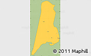 Savanna Style Simple Map of Afar_Three, cropped outside