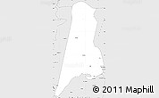 Silver Style Simple Map of Afar_Three