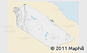 Classic Style 3D Map of Afar_Two, single color outside