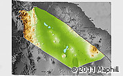 Physical 3D Map of Afar_Two, darken, desaturated