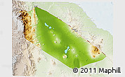 Physical 3D Map of Afar_Two, lighten