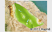 Physical 3D Map of Afar_Two, satellite outside