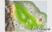 Physical 3D Map of Afar_Two, semi-desaturated