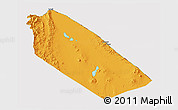 Political 3D Map of Afar_Two, cropped outside