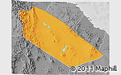 Political 3D Map of Afar_Two, desaturated