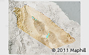 Satellite 3D Map of Afar_Two, lighten, semi-desaturated