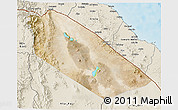 Satellite 3D Map of Afar_Two, shaded relief outside