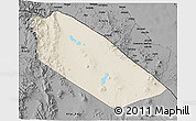Shaded Relief 3D Map of Afar_Two, darken, desaturated