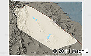 Shaded Relief 3D Map of Afar_Two, darken