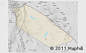Shaded Relief 3D Map of Afar_Two, desaturated