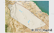 Shaded Relief 3D Map of Afar_Two, satellite outside