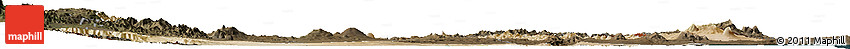 Satellite Horizon Map of Afar_Two, darken