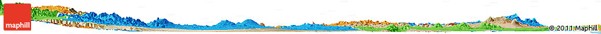 Satellite Horizon Map of Afar_Two, political outside
