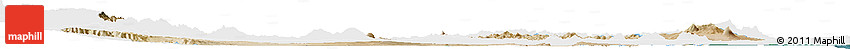 Satellite Horizon Map of Afar_Two, single color outside