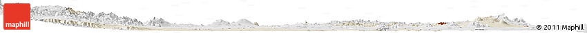 Shaded Relief Horizon Map of Afar_Two, lighten, desaturated
