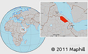 Gray Location Map of Afar_Two