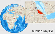 Shaded Relief Location Map of Afar_Two