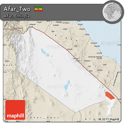 Classic Style Map of Afar_Two