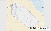 Classic Style Map of Afar_Two, single color outside