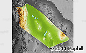 Physical Map of Afar_Two, darken, desaturated