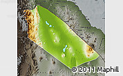 Physical Map of Afar_Two, darken, semi-desaturated