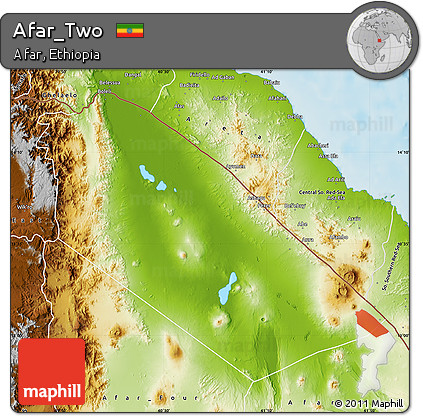 Physical Map of Afar_Two