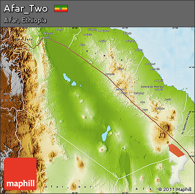 Physical Map of Afar_Two