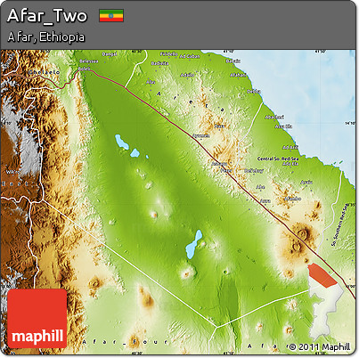Physical Map of Afar_Two