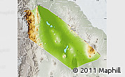 Physical Map of Afar_Two, lighten, semi-desaturated