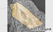 Satellite Map of Afar_Two, darken, desaturated