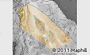 Satellite Map of Afar_Two, desaturated