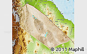 Satellite Map of Afar_Two, physical outside
