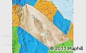 Satellite Map of Afar_Two, political outside