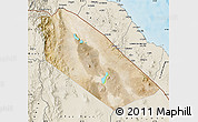 Satellite Map of Afar_Two, shaded relief outside