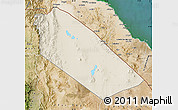 Shaded Relief Map of Afar_Two, satellite outside